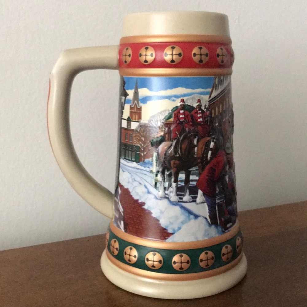 Budweiser Collector Holiday Stein, 1993
